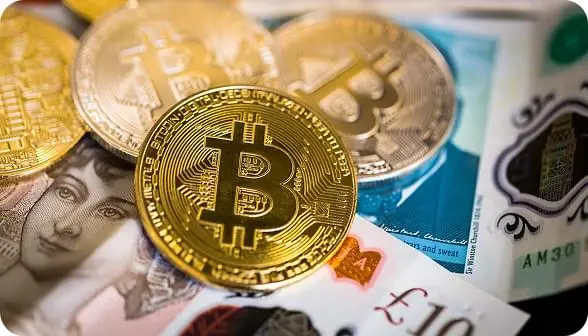 Instant Fortune crypto currency investment background